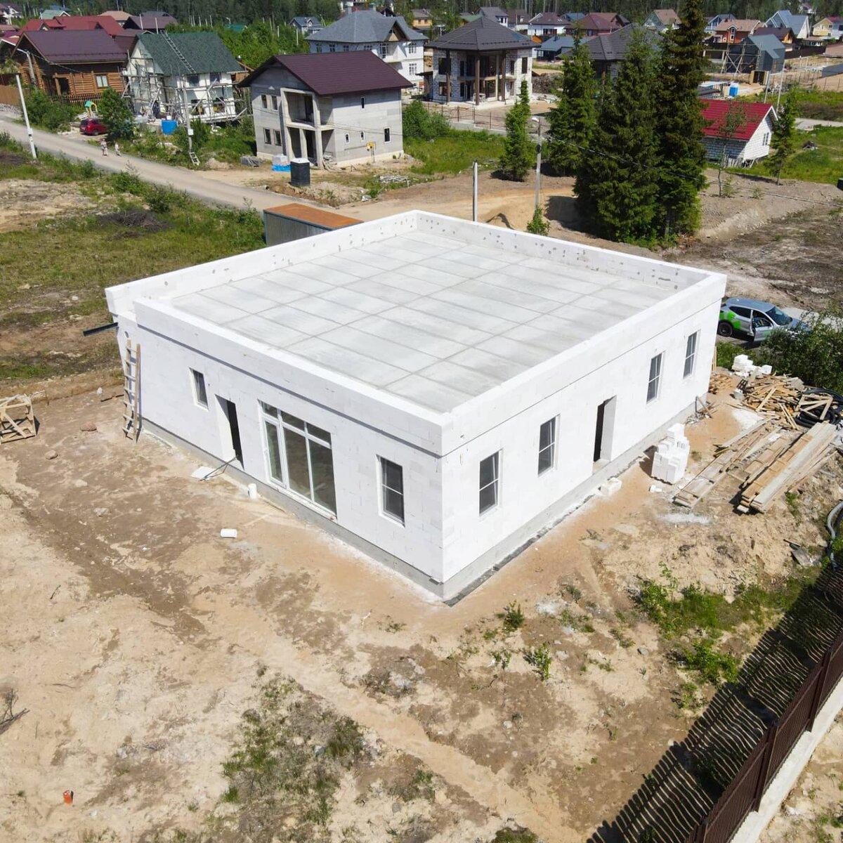 Перекрытие в доме из газобетона